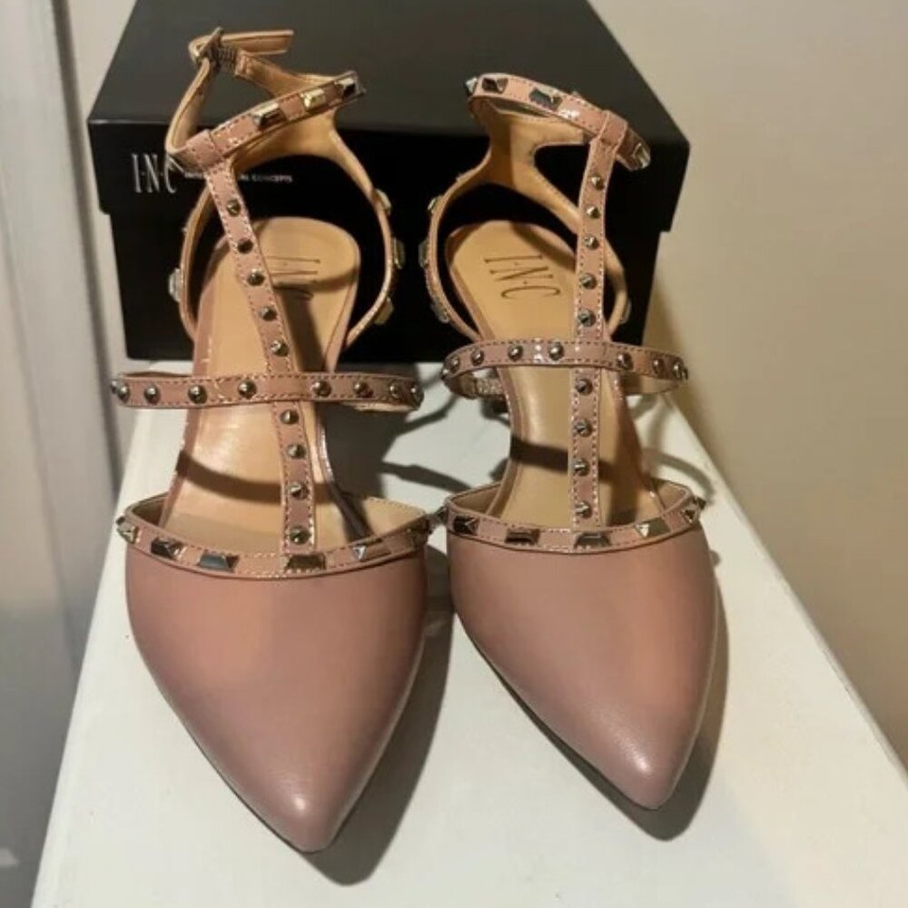 NWT INC Women’s Blush Carma Pink Pumps Size 7.5 - Picture 2 of 5